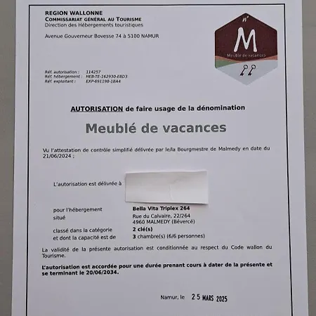 Tatil Evi Bella Les Terrasses De Triplex 264 Malmedy